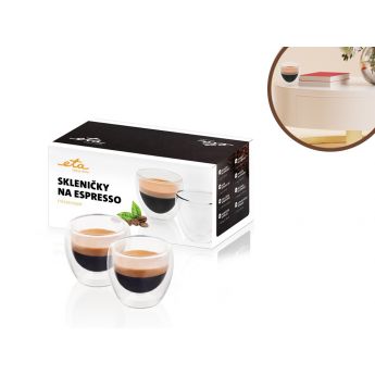 Espresso Glasses No Handle - чаши за еспресо без дръжка 2 бр.
