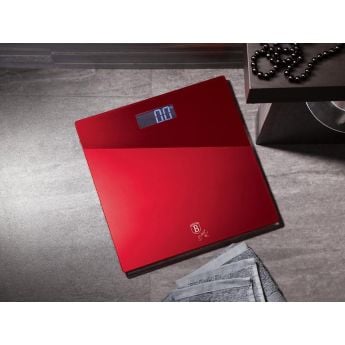 BerlingerHaus BH9351 Burgundy Bathroom Scale-дигитален кантар до 150кг