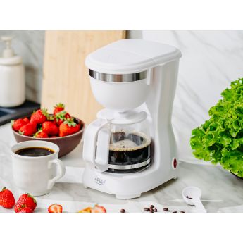 Adler Drip Coffee Maker AD4381 White - кафемашина за шварц кафе