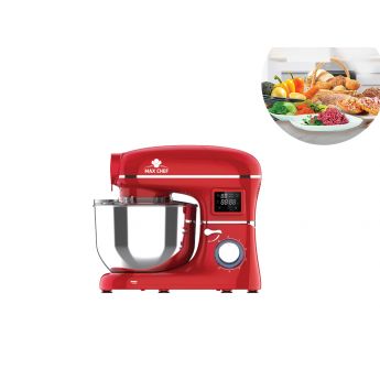 MaxChef Planetary Food Processor Red - планетарен кухненски робот