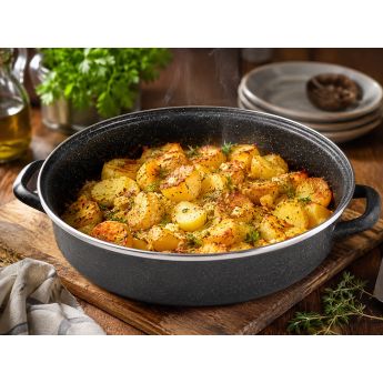 Vitrinor V K2  Low Casserole 30 cm - плитка тенджера овал
