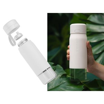 B2 Filter Bottle White 700ml - стъклена бутилка за филтрирана вода