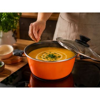Vitrinor Valencia 21 Casserole 24 cm - тенджера със стъклен капак