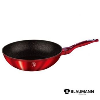 BerlingerHaus BH1267 Burgundy Wok Frypan - уок тиган 28 см