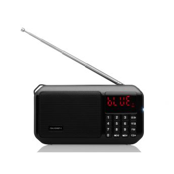 GoGen Portable Radio Player FMP125BTB - портативно радио