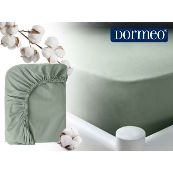 Dormeo Essentials Fitted Sheet GP1 200/200 - памучен чаршаф зелен