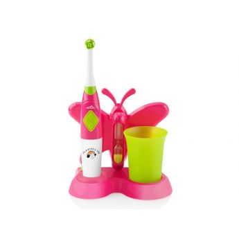 Tooth Fairy Set Pink - сет детска електрическа четка за зъби + чашка
