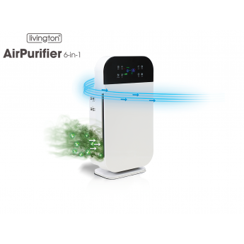 Livington AirPurifier Deluxe - пречиствател за въздух 6 в 1