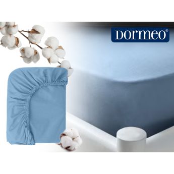 Dormeo Essentials Fitted Sheet GP1 200/200 - памучен чаршаф светло син