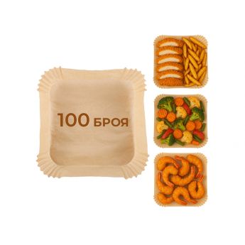 Adler Air Fryer Paper AD6732 - хартиени тавички за еър фраер 20x20