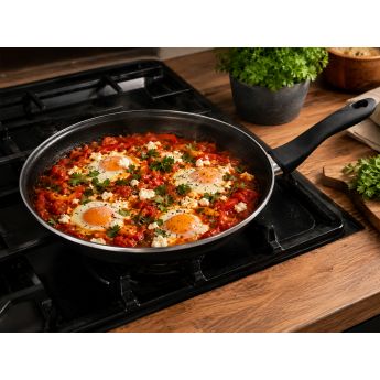 Vitrinor Black Collection Frypan 28 cm - тиган с емайлирано покритие