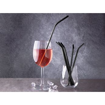 BH2984 Straw Set - сет сламки от неръждаема стомана 6бр