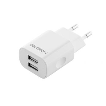 GoGen Charger Network 2 x USB 2A, 10W - адаптер