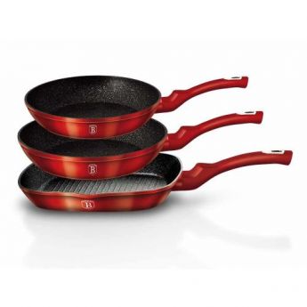 BH1289 Burgundy Set 3 pcs - комплект тигани